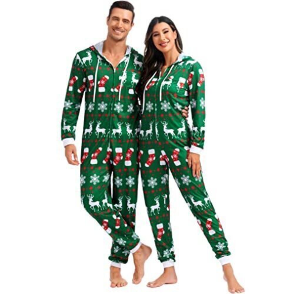 8377 Matching Christmas Pajamas for Couples: Family Pajamas Matching